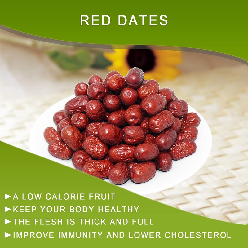 DABC OAK LAND Dried Dates, High Nutrition, High Vitamins, Red