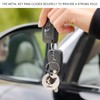 MUQIDA 50PCS Split Key Ring, 1.25 inch 32mm Heavy Duty