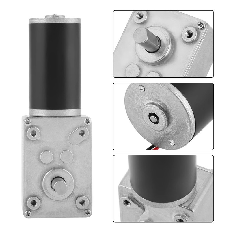 Hilitand 5840-31ZY Geared Motor DC 12V 200 RPM Turbo Worm
