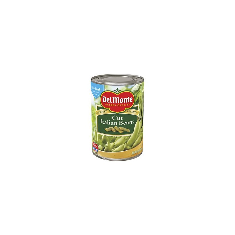 Del Monte Cut Green Beans 50% Less Sodium, 14.5-Ounce (Pack