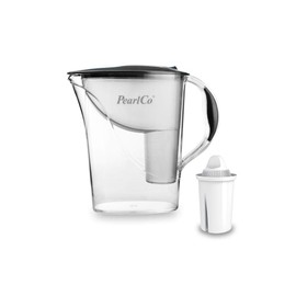 PearlCo Water Filter Standard (Anthracite) incl. 1 Filter Cartridge (Compatible with Brita® Classic)
