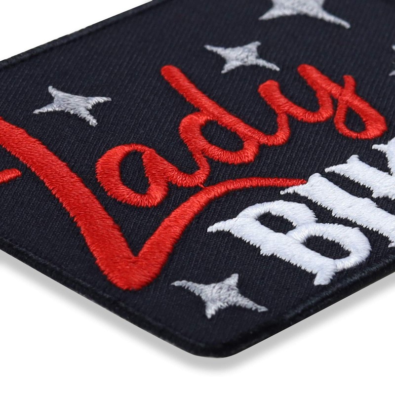 Lady Biker Sew-On Biker Girl Iron-On Patch Biker Patch Iron-On