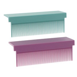 Beavorty 2pcs High-temperature Resistant Straightening Comb Attachments for Hair Styling Durable Brush Smooth Hair Effect for Home Salon Use