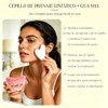 Guibell Set Cepillo Linfático y Gua Sha para Masaje Facial