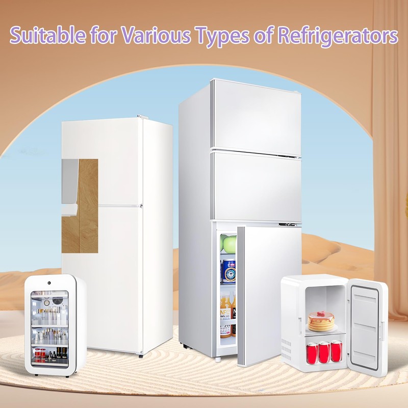 Refrigerator Fridge Freezer Door Lock for Kids and Aging Seals,