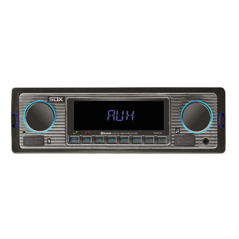 SDX Vintage Bluetooth Car Head Unit Receiver MP3 Player AUX