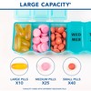 Apex 7 Day Bubble Lok Weekly Pill Organizer, Weekly Pill