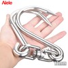 Alele Swiveling Meat Hook,12mm Heavy Duty Stainless Steel Processing Butcher