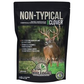 BioLogic Non-Typical Clover Food Plot Seed for Deer, 8-Pound (plants 1 acre)