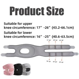 Taechalingo Patella Kniebandage Männer Damen,Kniebandage Für Männer Damen,Knieschutz Polster Stabilisierung Kniestütze Sport,für Meniskusriss Knieschmerzen Sport Arthritis Erholung Einstellbar