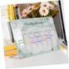 Operitacx 1 Set Clear Planner Dry Erase Board Small Whiteboard