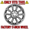 Auto Reflections Set of 4 17" 5 Dbl Spoke Wheel