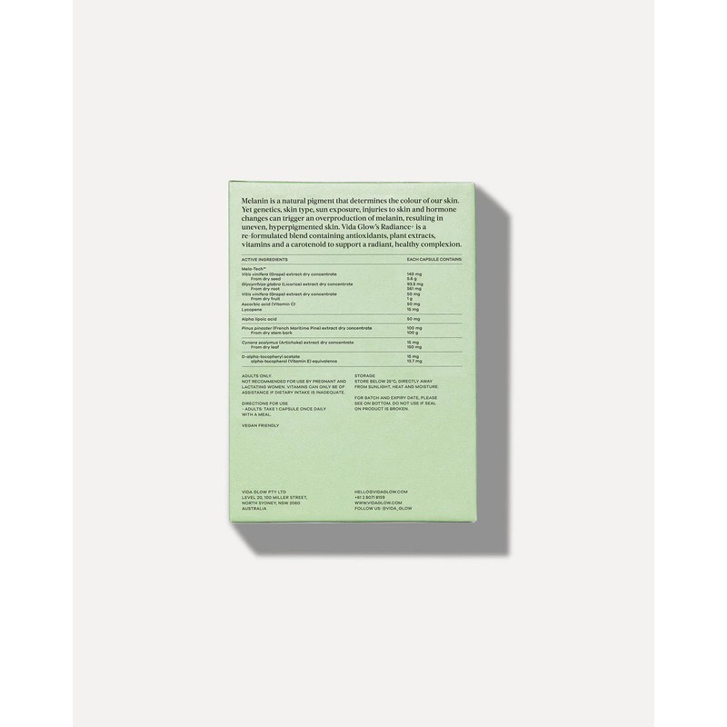 Vida Glow Radiance+ 30 Capsules