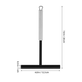 Luxshiny Crepe Spreader Stainless Steel Pancake Spreader Batter Spreading Tools T-Shaped Tool for Crepes Wooden Crepe Maker Pancake Maker Tool