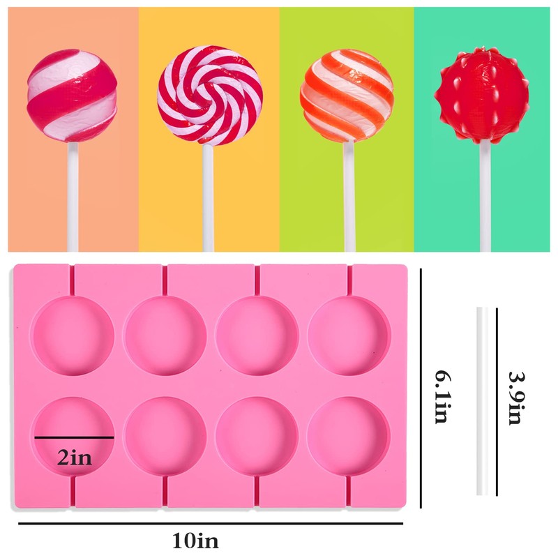 Silicone Lollipop Molds Candy Molds Silicone Sucker Molds Hard Candy