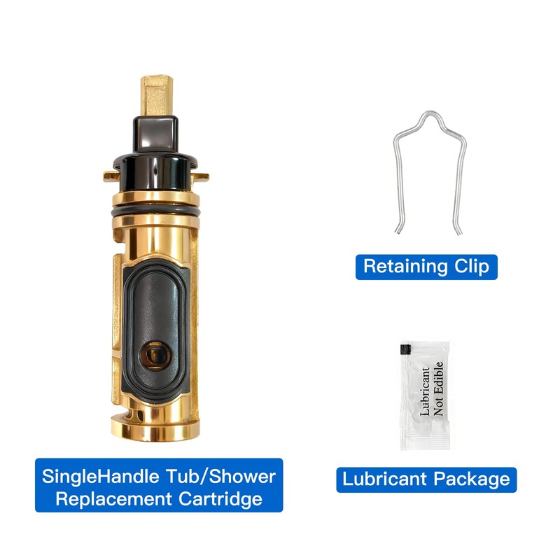 Replacement Brass Cartridge for Moen 1222 Posi-Temp Tub Spout Showe