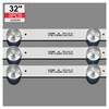 KAAVGVUHK 3pcs 32 Inch LED TV Backlight Strips 4708-K320WD-A4213K01 K32WD