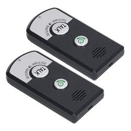 Wireless Voice 2Way Intercom Doorbell, Two Way Portable Walkie Talkie Operating at 1000m, Handheld Wireless Intercom System, Home Room to Room Communication System for Home Office
