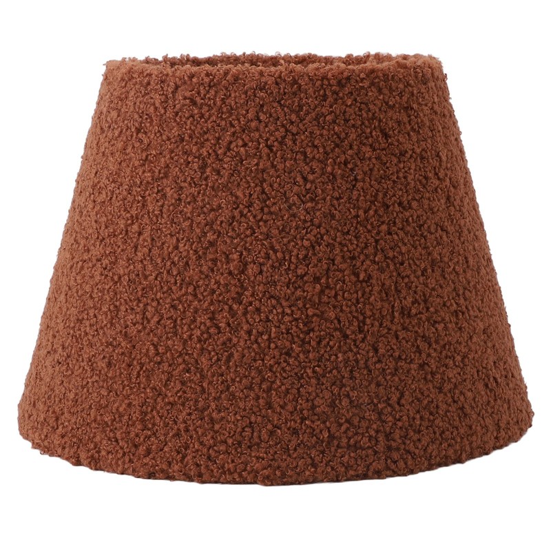 Table Lamp Shade Plush Cloth Tapered Simple Exquisite Lampshade for