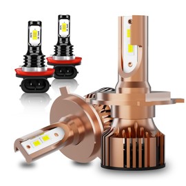 TXBILMOO 2025 Upgrade Compatible for Honda CRV 2007 2008 2009 2010 2011 2012 2013 2014,Fog Light Bulb,Pack of 4