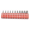 Genius Tools SB-711TP 11 Piece Star Screwdriver Bit Set