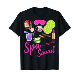 Spa Birthday Squad Spa Party Funny For Family Birthday Girl T-Shirt