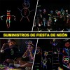 Pulseras TOYGAGADE Fluorescent Multicolor 500 Pack Luminosas 12h Fiesta