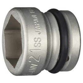 TONE Impact Short Socket 4NV-21SS Insertion Angle 0.5 inch (12.7 mm) (1/2 mm), Double Side Width 0.8 inches (21 mm)