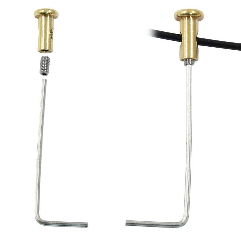 Bonsicoky Gate Latch Cable Pull Cord, Adjustable Outdoor Gate Opener