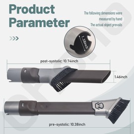 2-in-1 Duster Crevice Tool for Shark Rotator and Rocket HV300 HV301 HV320 HV322 HV320 NV751 NV650 NV680 NV800 Series Vacuum Cleaner