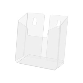 Marketing Holders 2 Pack Postcard Organizer 4 Inch Wide Countertop or Hanging Display Clear Acrylic Portable Printed Materials Index Card Bin for Doctors Medical Complexes