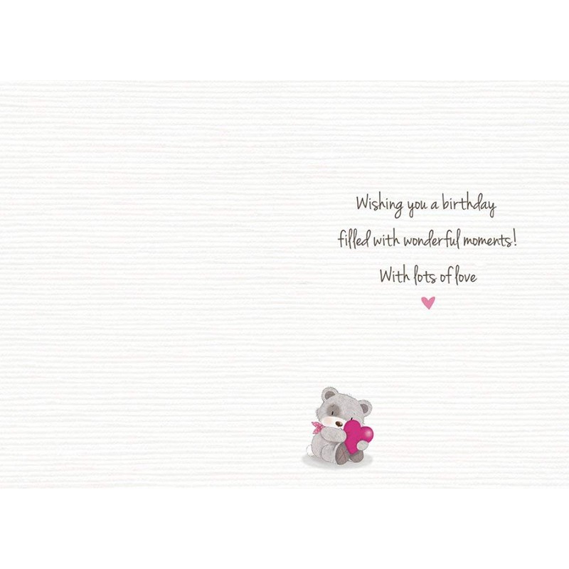 Cute Birthday Card Daughter - 7 x 5 inches -