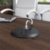 BBF 2-inch Desktop Power Grommet with AC Outlet and USB-A/USB-C