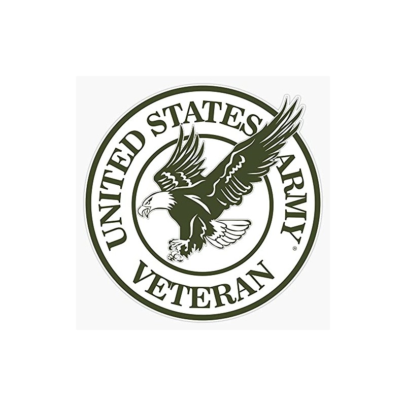 HOF Trading Us Army Veteran Vinyl Sticker Waterproof Decal Laptop