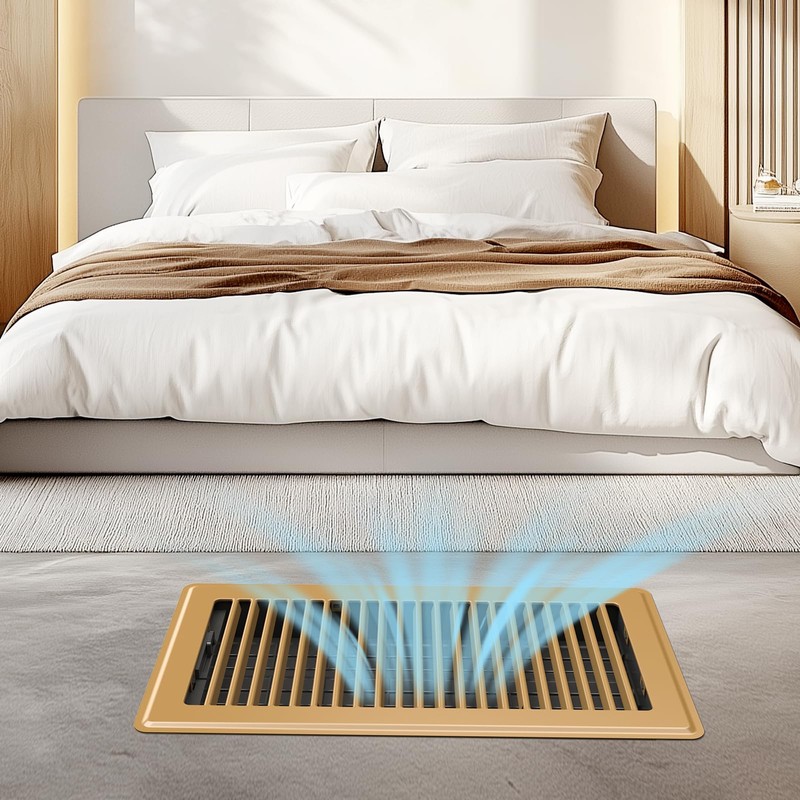 Floor Register Fits 6x12 and 12x6 Duct Opening - Heavy