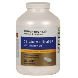 Simply Right Calcium Citrate - 400 ct