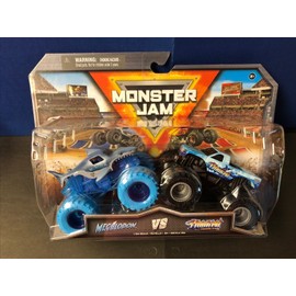 Spin Master 2024 Spin Master Monster Jam Megalodon VS Hooked 2 Pack Series 28