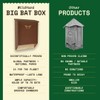 BIGBATBOX Wooden Large Bat House for Outdoors - 2 Chamber,