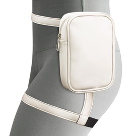 Peicees Womens Drop Leg Bag with Leg Strap Leather Thigh Bag for Motorcycle Costume Accessories Fashion Fanny Bag Belt Pouch