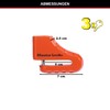 MASTER LOCK 8303EURDPS Brake Disc Lock with Disc Cylinder 80