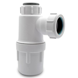 CranPlas | 40mm Sink Trap | Effortless Installation | Universal UK Pipe Fit | Durable & Leak-Proof | Hygenic Waste Management | Heat Tested