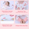 Toddler Sleep Sack with Feet 0.5Tog, Baby sleeping sack(Rainbow,2T-3T)