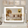 ROLOVE 16x12 Inch Vanity Mirror with Lights, Lighted Makeup Mirror