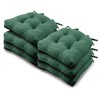 Basic Beyond Chair Cushions for Dining Chairs 6 Pack, Memory