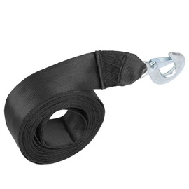 01 Boat Winch Strap, Professional Polyester Boat Winch Strap with Hook, Trailer Wave Runner for Boats Towing Heavy Duty Equipment