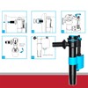 SPARES2GO Toilet Cistern Fill Valve Universal 1/2" BSP Adjustable Water