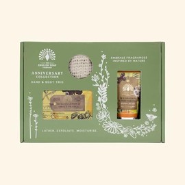 The English Soap Company Anniversary Collection Hand and Body Trio Geschenkset - Sizilianische Zitrone und süße Orange