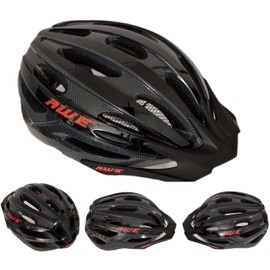 AWE AWEAir™ In Mould Adult Bike/E-Bike Helmet 55-58cm Black/Carbon FREE 5 YEAR CRASH REPLACEMENT*