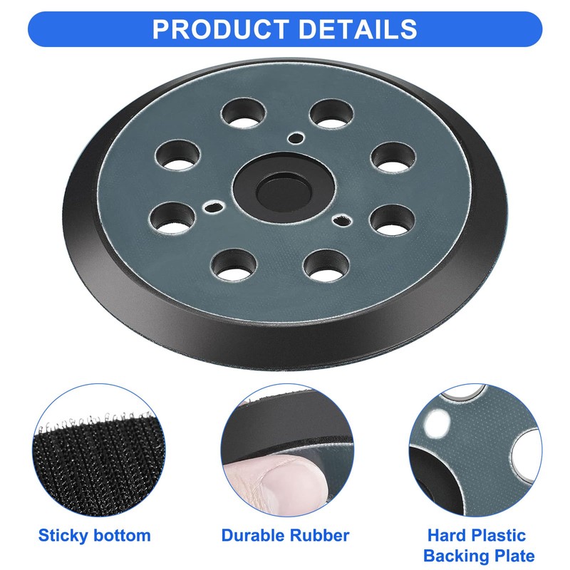 125mm Replacement Sander Backing Pad - Sander Pad for Makita
