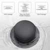 Matte Black Universal Tip Toe Tub Stopper Replacement, Pop Up